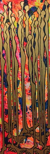 Nématoïdes 13 von Delphine Dessein, Malerei kaufen auf Singulart