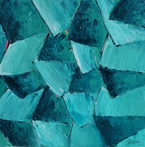 Abstraction 3 van Delphine Dessein, Schilderij te koop op Singulart