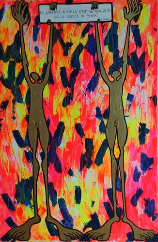 Liberté Chérie van Delphine Dessein, Schilderij te koop op Singulart