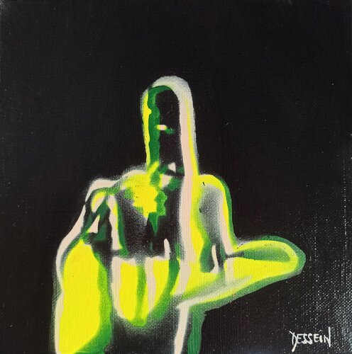 Fuck by Delphine Dessein, Painting for Sale on Singulart