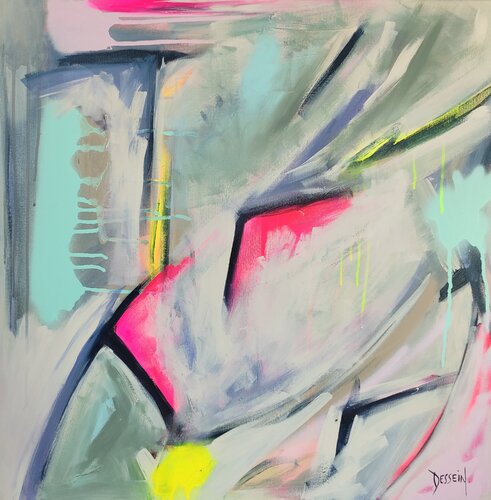 For intérieur 4 di Delphine Dessein, Pittura in vendita su Singulart