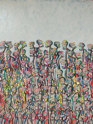 Nématoïdes des plaines 26 bis by Delphine Dessein, Painting for Sale on Singulart