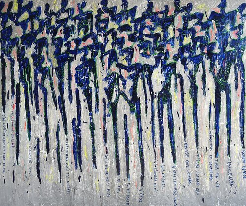 En attendant la Liberté 3 van Delphine Dessein, Schilderij te koop op Singulart
