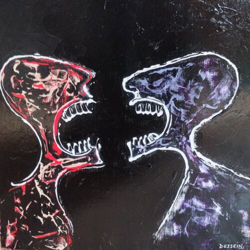 Nématoïdes des plaines 38 by Delphine Dessein, Painting for Sale on Singulart