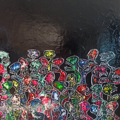 Nématoïdes des plaines 24 van Delphine Dessein, Schilderij te koop op Singulart