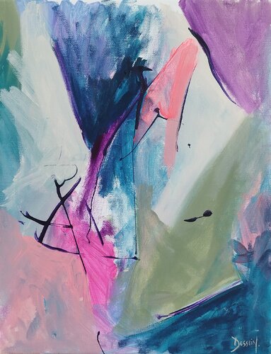 For intérieur 16 von Delphine Dessein, Malerei kaufen auf Singulart