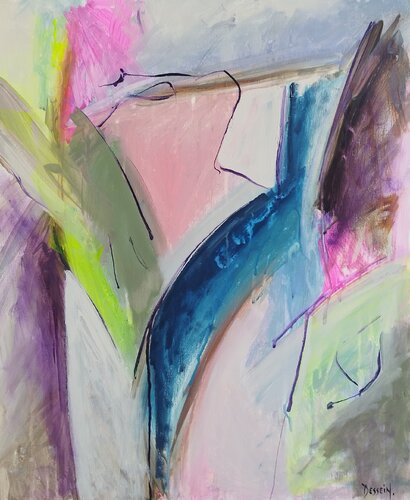 For intérieur 15 van Delphine Dessein, Schilderij te koop op Singulart