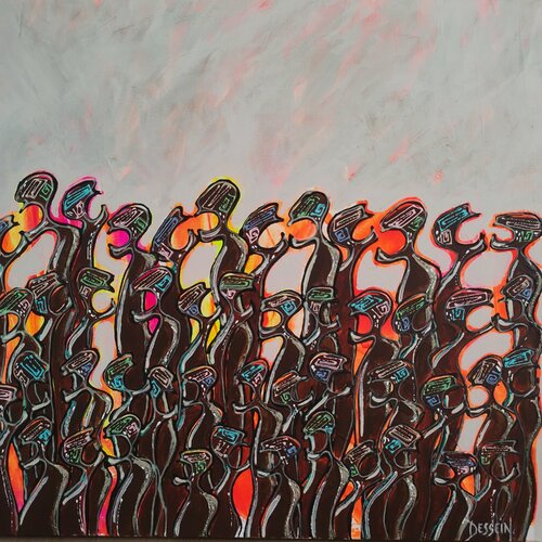 Nematoides des plaines (42) von Delphine Dessein, Malerei kaufen auf Singulart