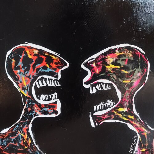 Nématoïdes des plaines 39 van Delphine Dessein, Schilderij te koop op Singulart