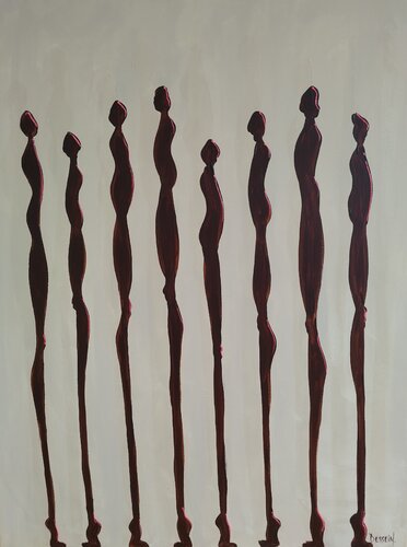 Nématoïdes et la présence des Absents von Delphine Dessein, Malerei kaufen auf Singulart