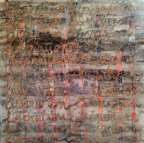 Libération 57 by Delphine Dessein, Painting for Sale on Singulart