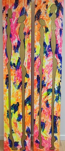 Nématoïdes 10 bis van Delphine Dessein, Schilderij te koop op Singulart