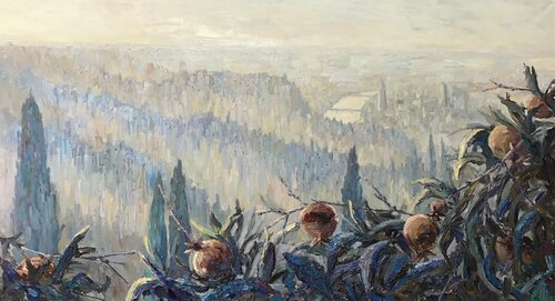 Autumn fog in Verona von Genia Sheyn, Malerei kaufen auf Singulart