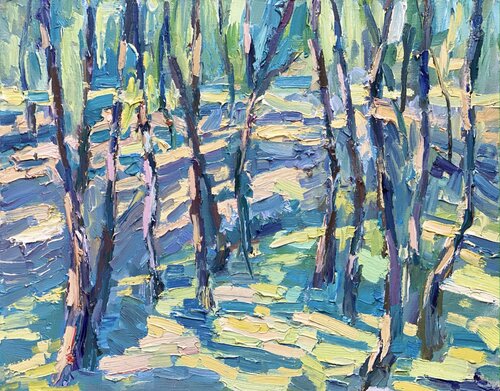 Game of the light van Genia Sheyn, Schilderij te koop op Singulart