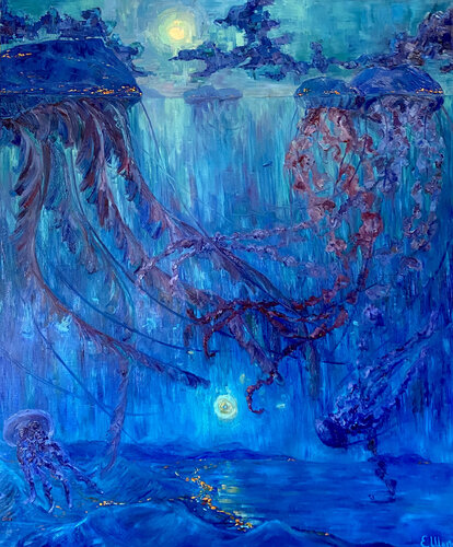 Between two worlds von Genia Sheyn, Malerei kaufen auf Singulart