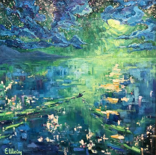 Through the stars von Genia Sheyn, Malerei kaufen auf Singulart