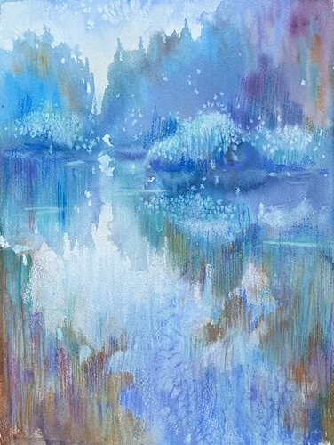Quiet evening van Genia Sheyn, Schilderij te koop op Singulart