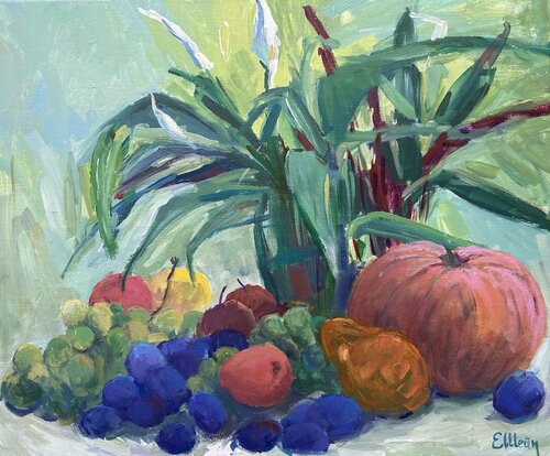 Still life with plums Genia Sheyn