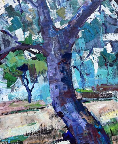 Old tree van Genia Sheyn, Schilderij te koop op Singulart