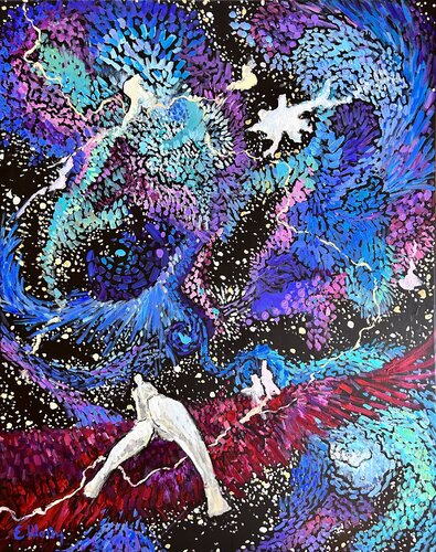 Flight in a dream von Genia Sheyn, Malerei kaufen auf Singulart