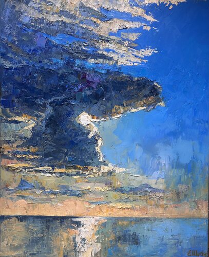 Swallowed sun von Genia Sheyn, Malerei kaufen auf Singulart