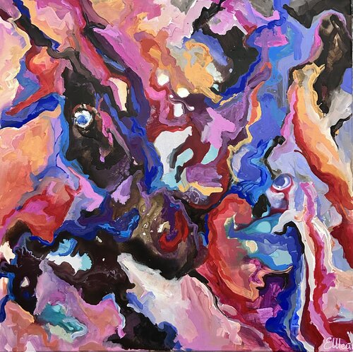 I love you… neither do I by Genia Sheyn, Painting for Sale on Singulart