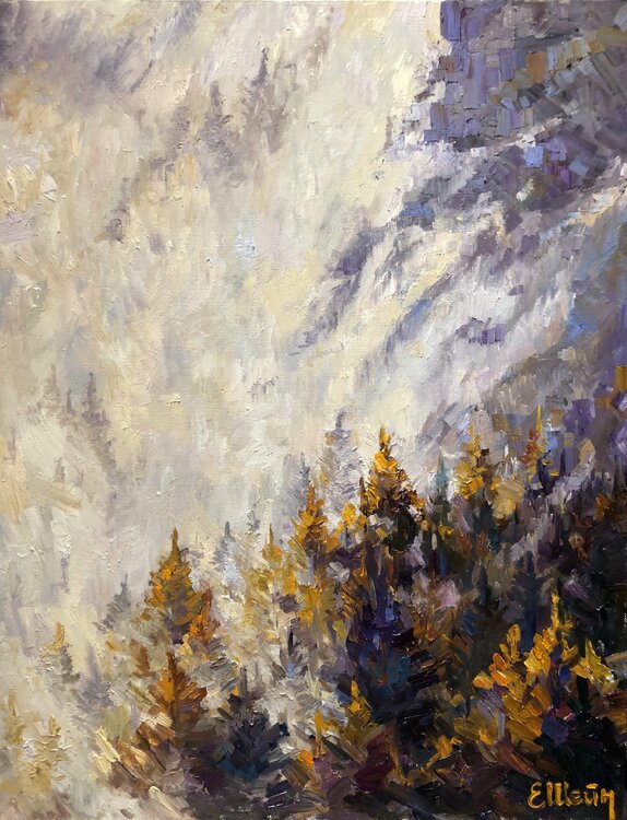 Fog in the mountains Genia Sheyn