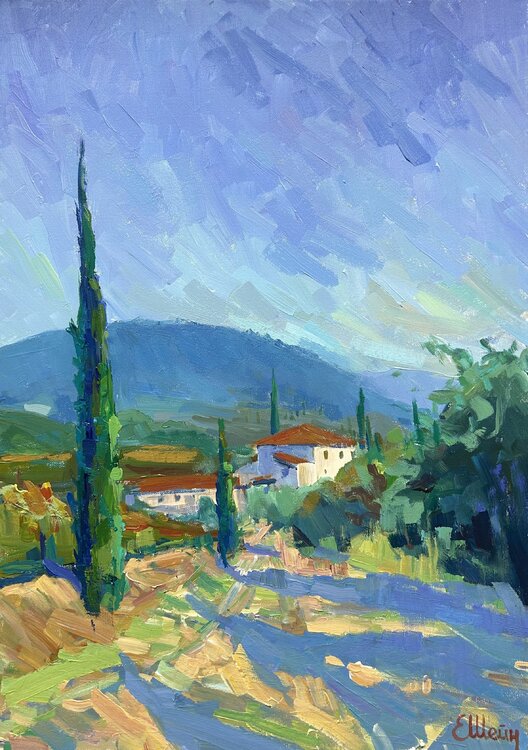 Blue shadows Genia Sheyn