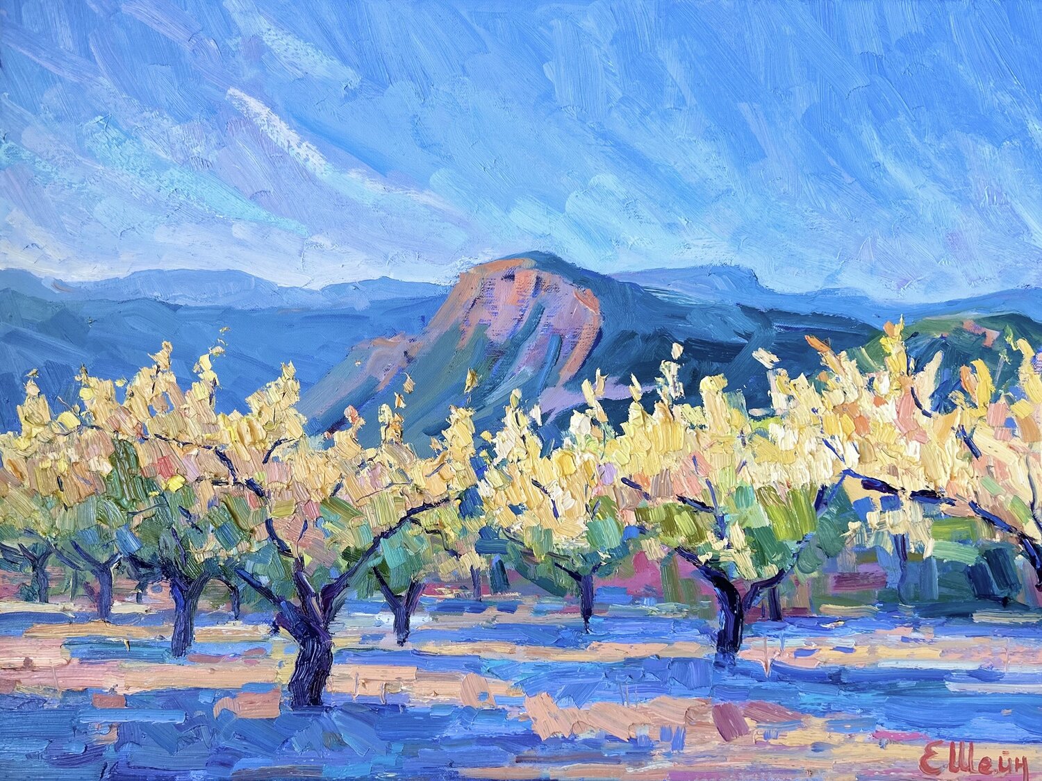 Cherry garden. Autumn Genia Sheyn