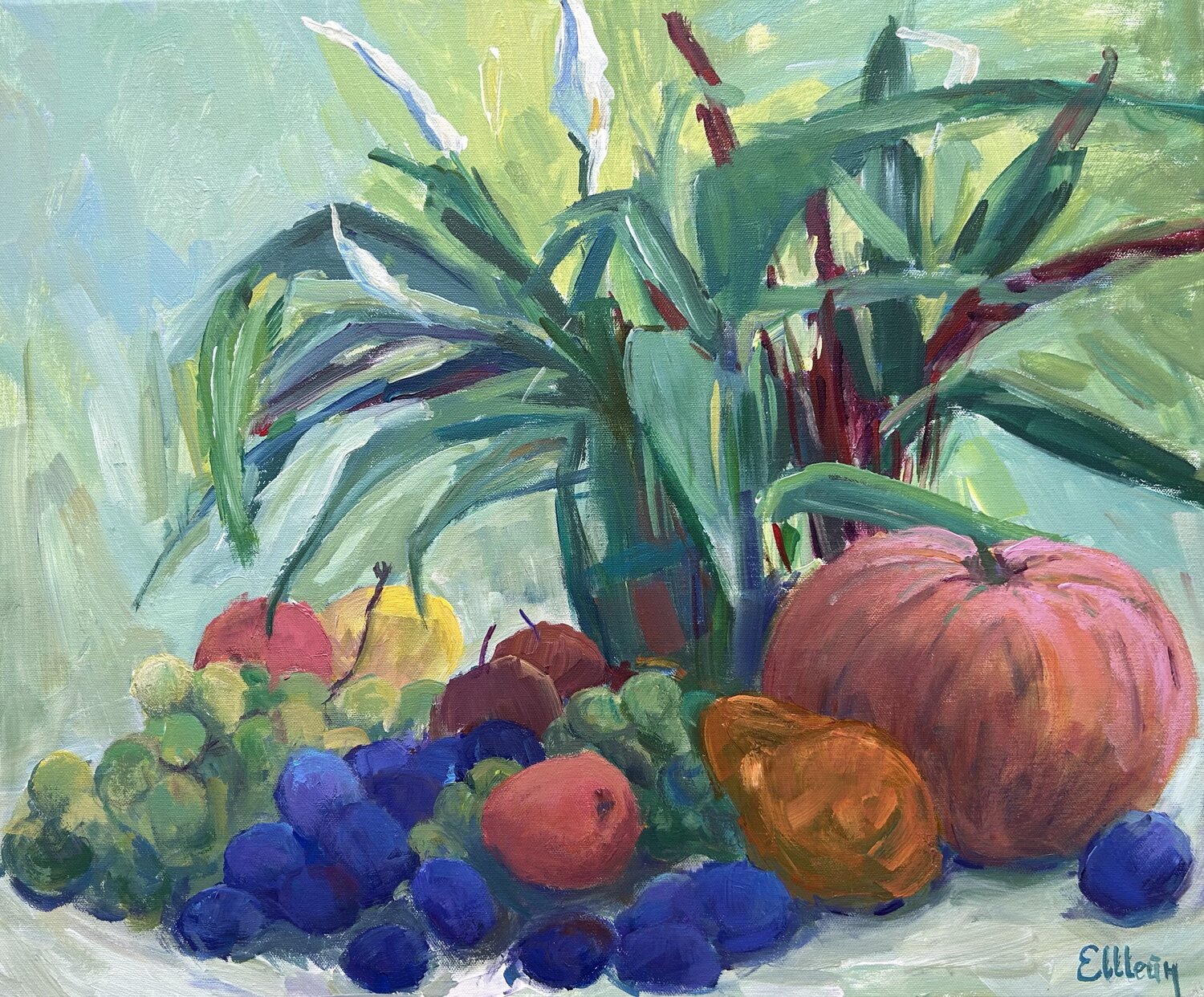 Still life with plums Genia Sheyn