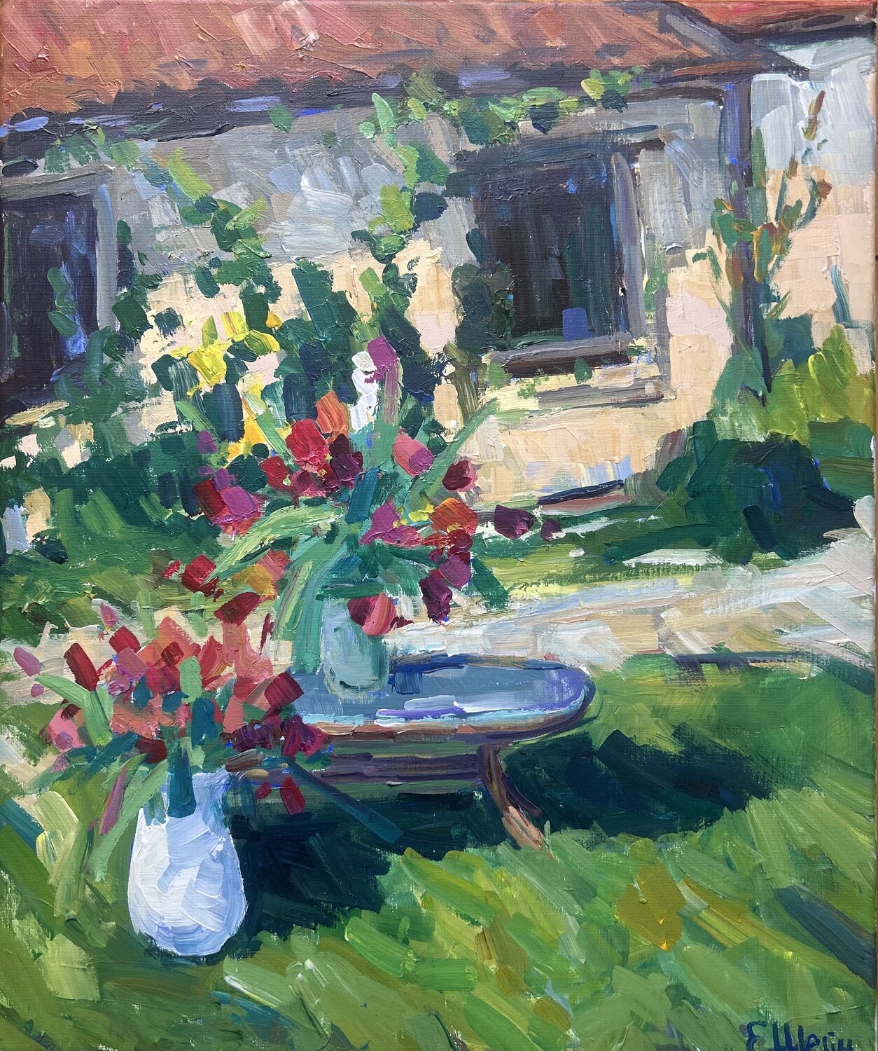 Two bouquets in the garden Genia Sheyn