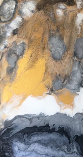 Abstraction world 3 van Yongmin Huang, Schilderij te koop op Singulart