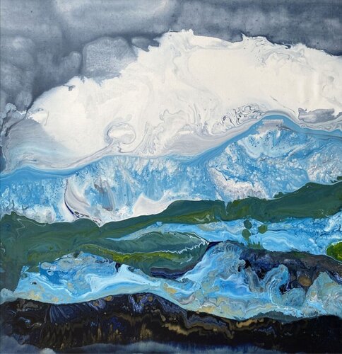 Abstraction world 6 van Yongmin Huang, Schilderij te koop op Singulart