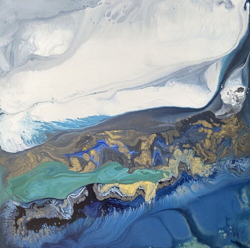 Abstraction world 9 van Yongmin Huang, Schilderij te koop op Singulart