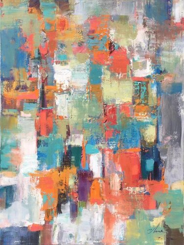 Abstraction world 15 van Yongmin Huang, Schilderij te koop op Singulart