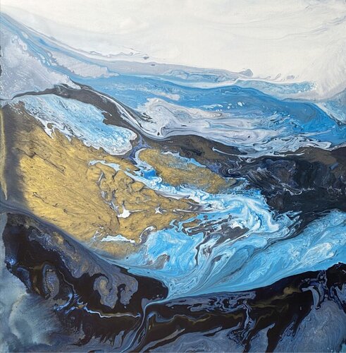 Abstraction world 18 van Yongmin Huang, Schilderij te koop op Singulart
