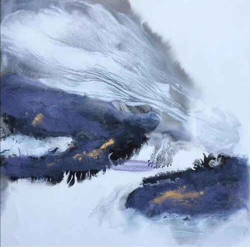 Abstraction world 54 van Yongmin Huang, Schilderij te koop op Singulart