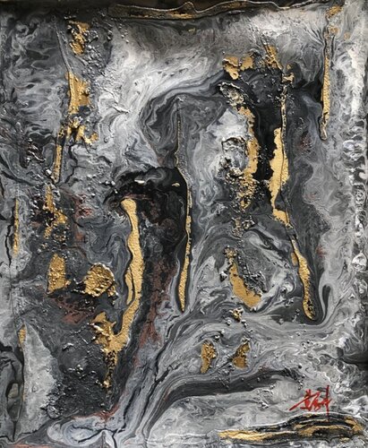 Abstraction world 55 van Yongmin Huang, Schilderij te koop op Singulart