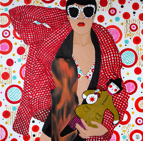 Lady of the 21st century van Katya Schepina, Schilderij te koop op Singulart