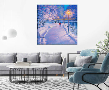 Soft Lilac Winter. Central Park New York Stanislav Sidorov