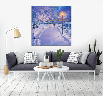 Soft Lilac Winter. Central Park New York Stanislav Sidorov