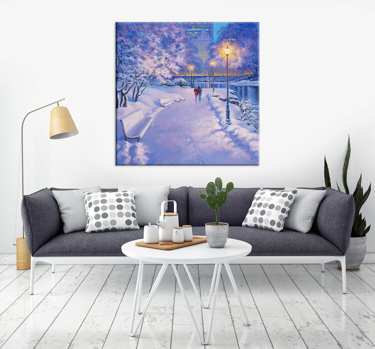Soft Lilac Winter. Central Park New York Stanislav Sidorov
