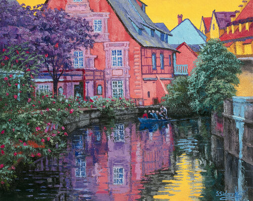 Romantic Colmar. France di Stanislav Sidorov, Pittura in vendita su Singulart