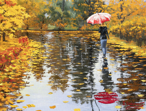 Autumn Reflection di Stanislav Sidorov, Pittura in vendita su Singulart