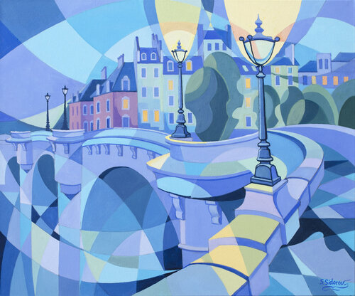 Pont-Neuf.  Bridge on Seine. Paris. by Stanislav Sidorov, Painting for Sale on Singulart
