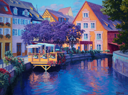 Summer Sunny Day. Colmar France. van Stanislav Sidorov, Afdruk te koop op Singulart