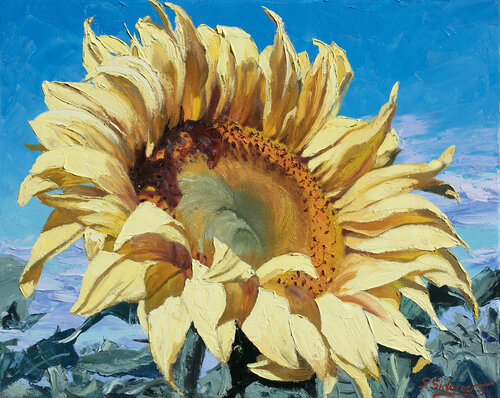 Sunflower van Stanislav Sidorov, Schilderij te koop op Singulart