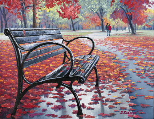Autumn Park van Stanislav Sidorov, Schilderij te koop op Singulart