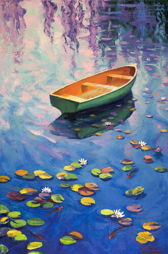 Secluded Pond di Stanislav Sidorov, Pittura in vendita su Singulart
