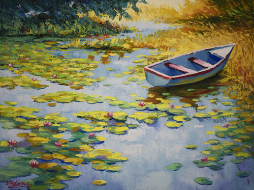 Secret Pond di Stanislav Sidorov, Pittura in vendita su Singulart